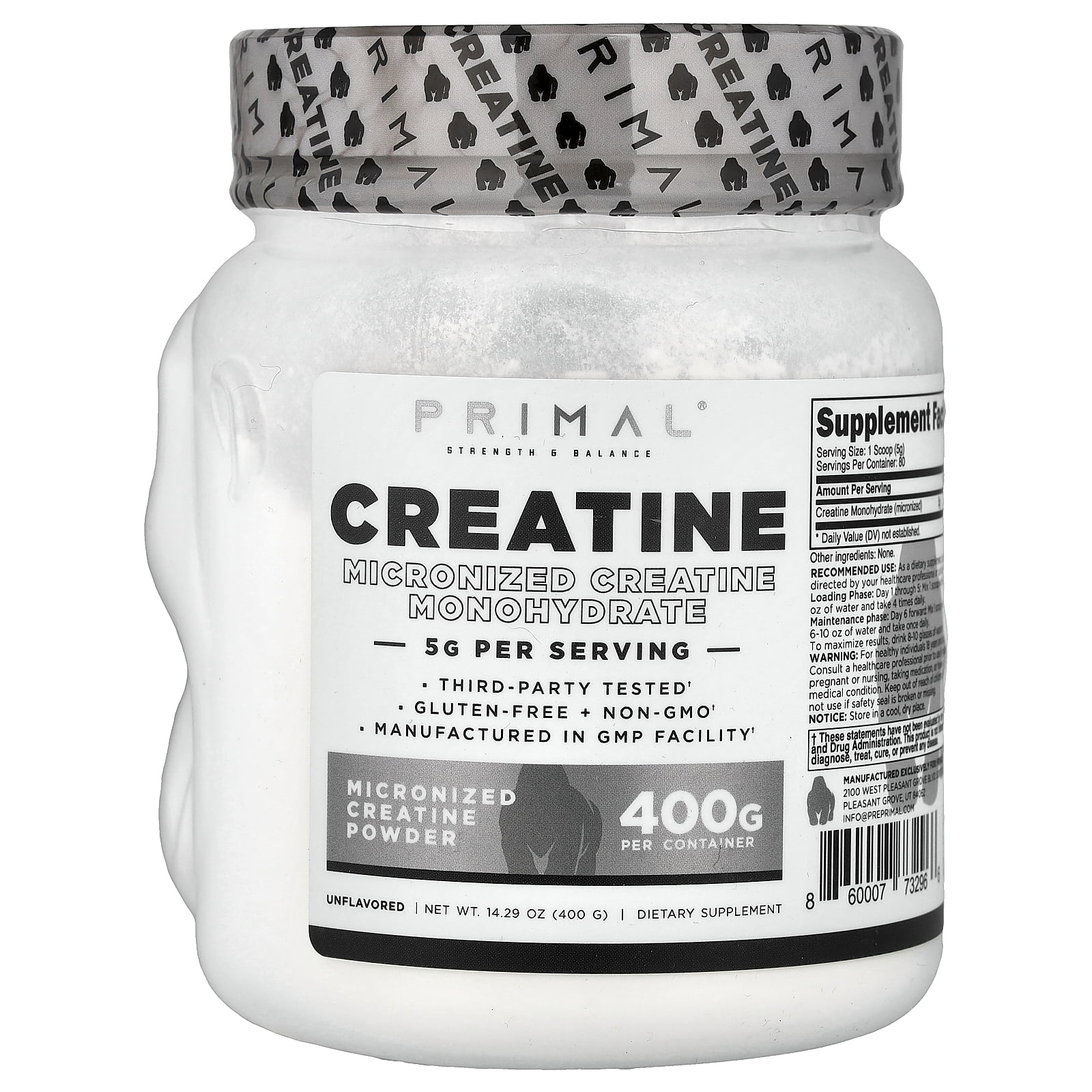 PrePrimal Creatine Powder Unflavored